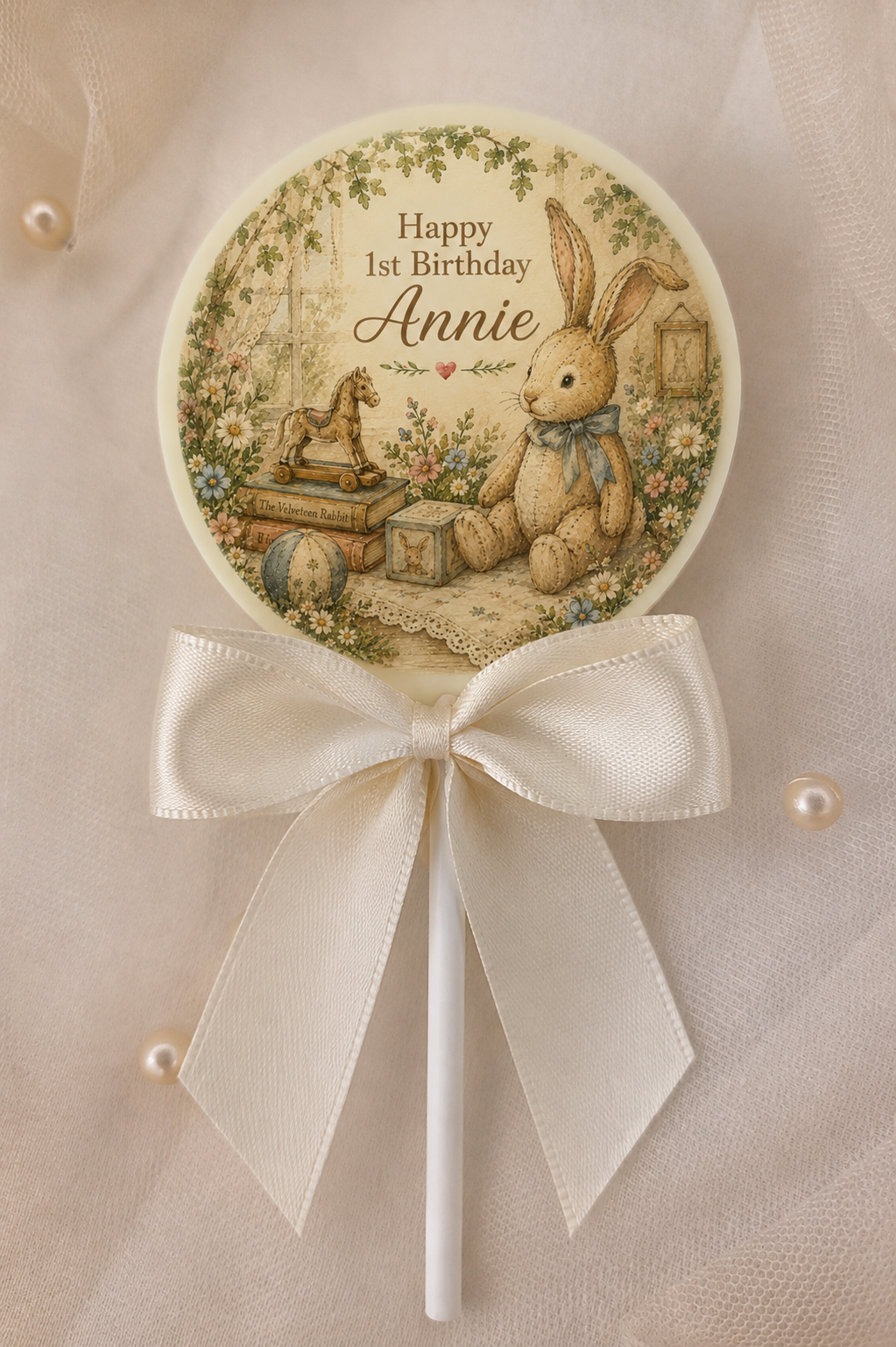 Personalised The Velveteen Rabbit Birthday Card & Chocolate Gift Box
