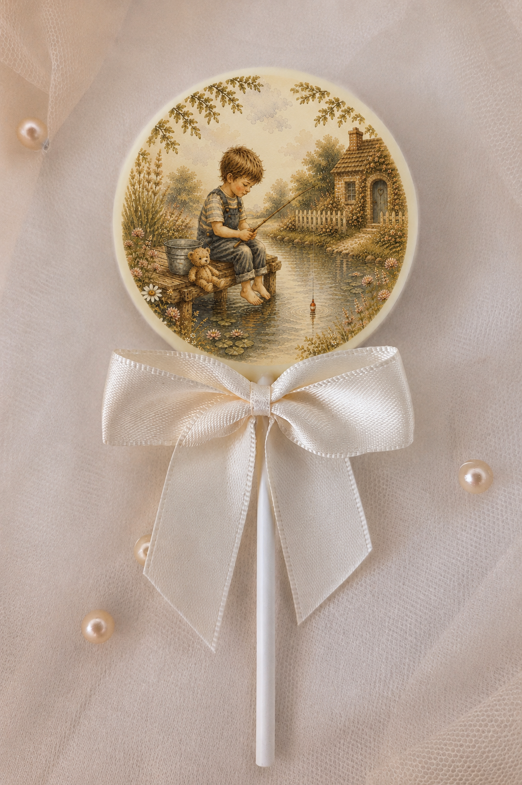 Personalised Gone Fishing Birthday Card and Chocolate Gift Box