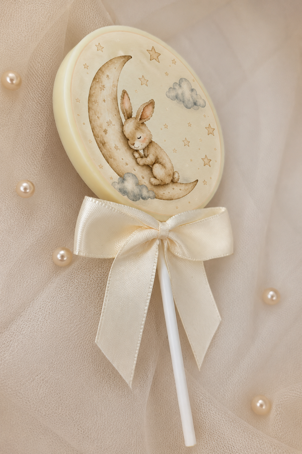 Personalised To The Moon Baby Shower Card and Chocolate Gift Box