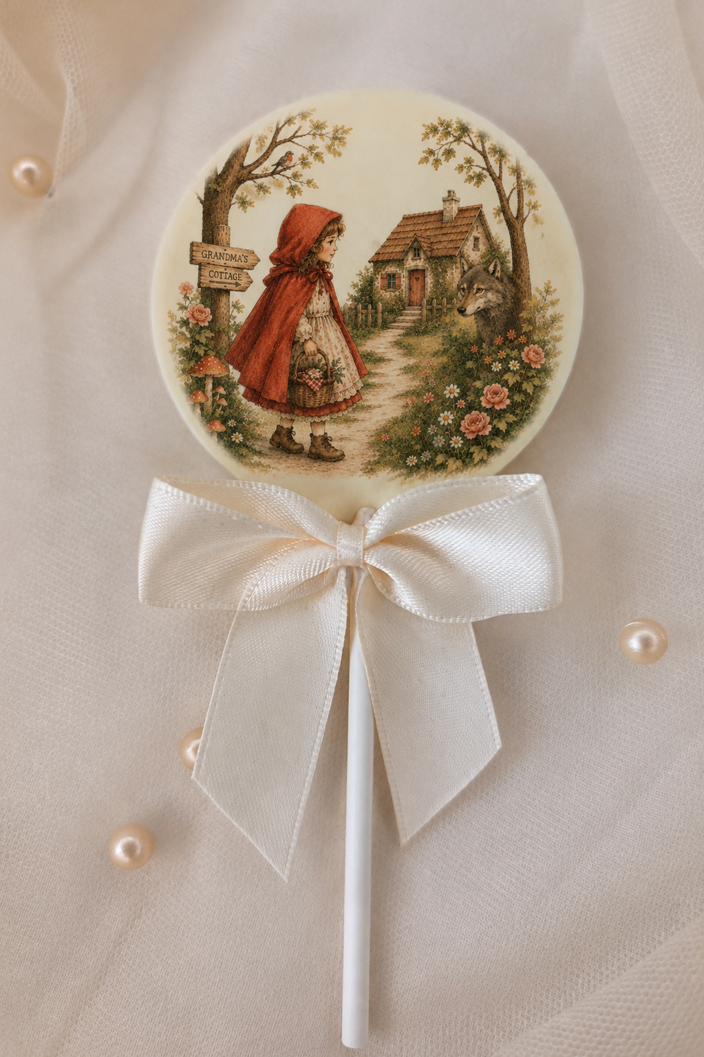 Personalised Little Red Riding Hood Birthday Card & Chocolate Gift Box