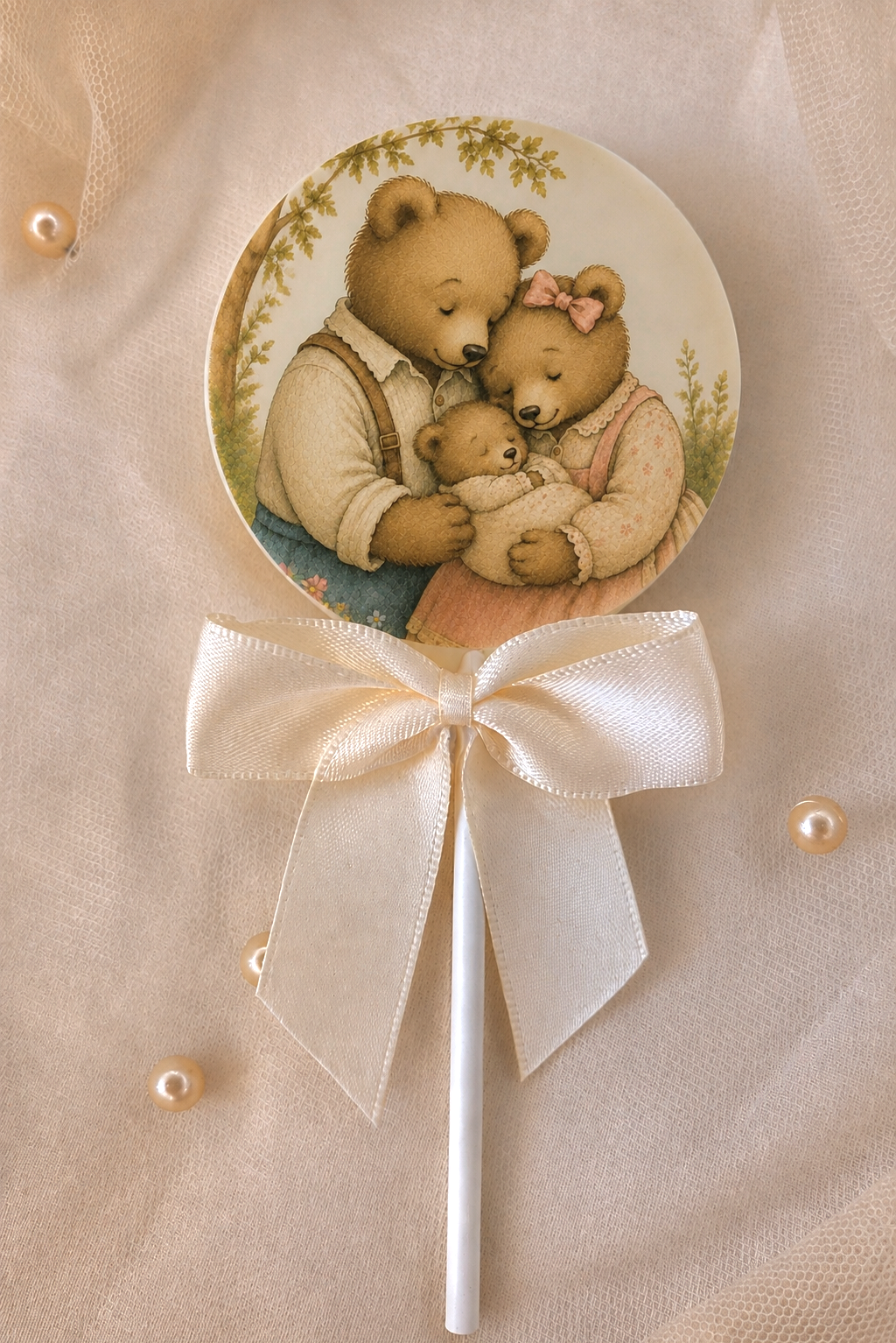 Personalised And Then There Were Three New Baby Card and Chocolate Gift Box
