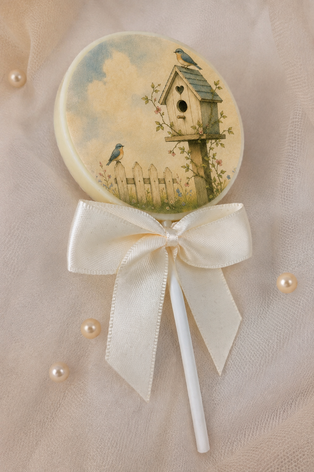 Personalised Bird House New Home Card and Chocolate Gift Box