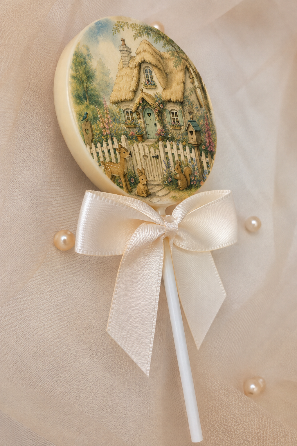 Personalised Fairytale New Home Card and Chocolate Gift Box
