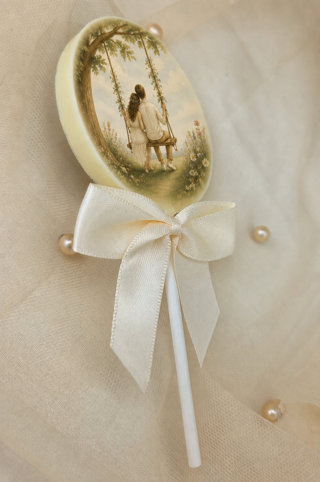 Personalised The Sweetest Swing Engagement Card and Chocolate Gift Box