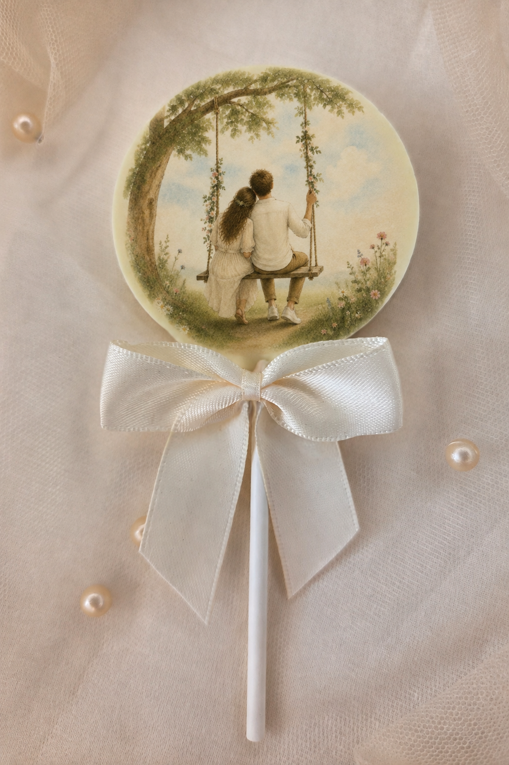 Personalised The Sweetest Swing Engagement Card and Chocolate Gift Box