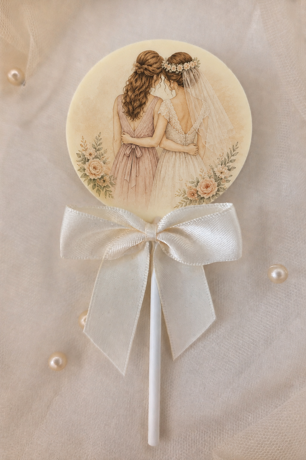 Personalised By My Side Thank You For Being My Bridesmaid Card and Chocolate Gift Box