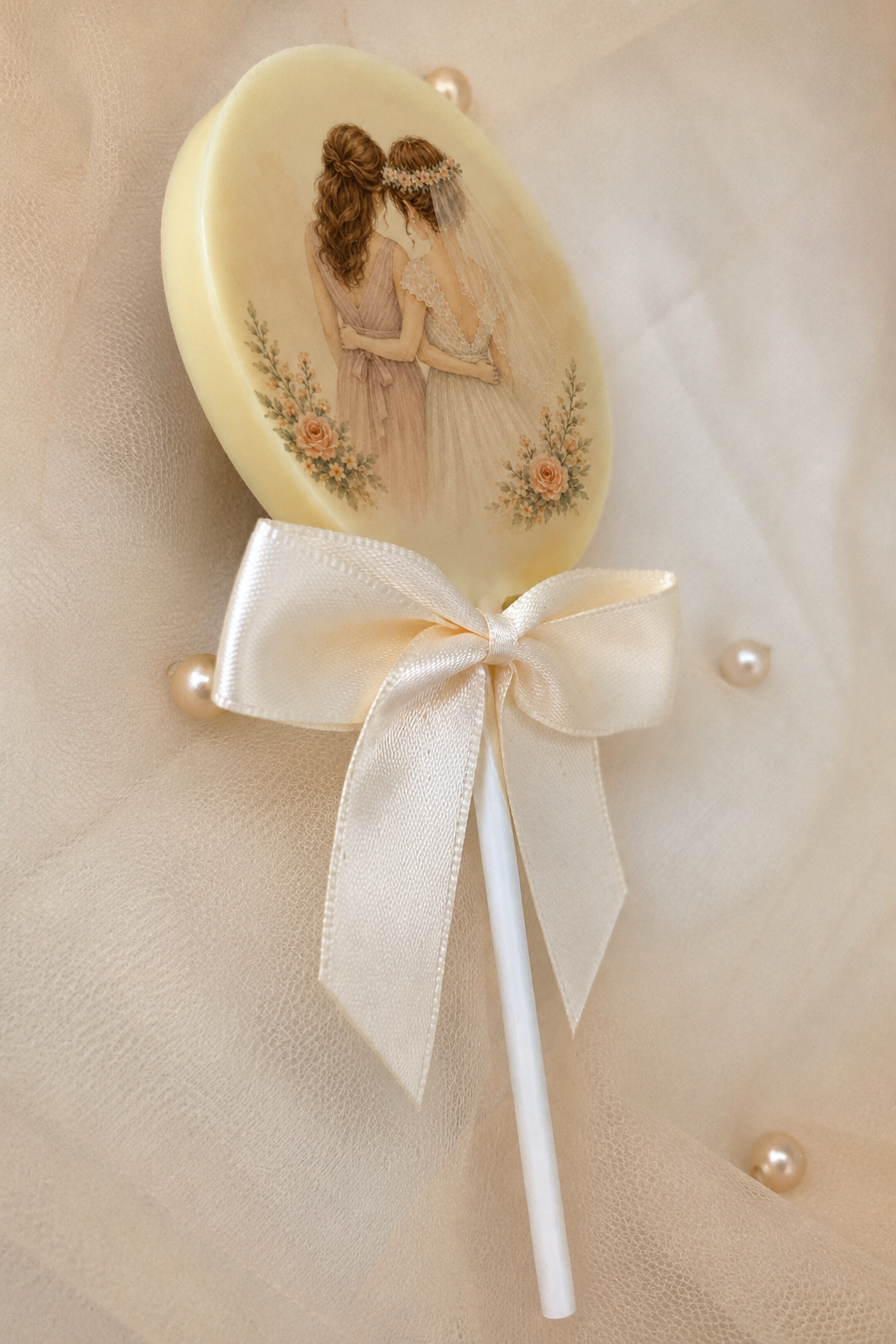 Personalised By My Side Thank You For Being My Bridesmaid Card and Chocolate Gift Box