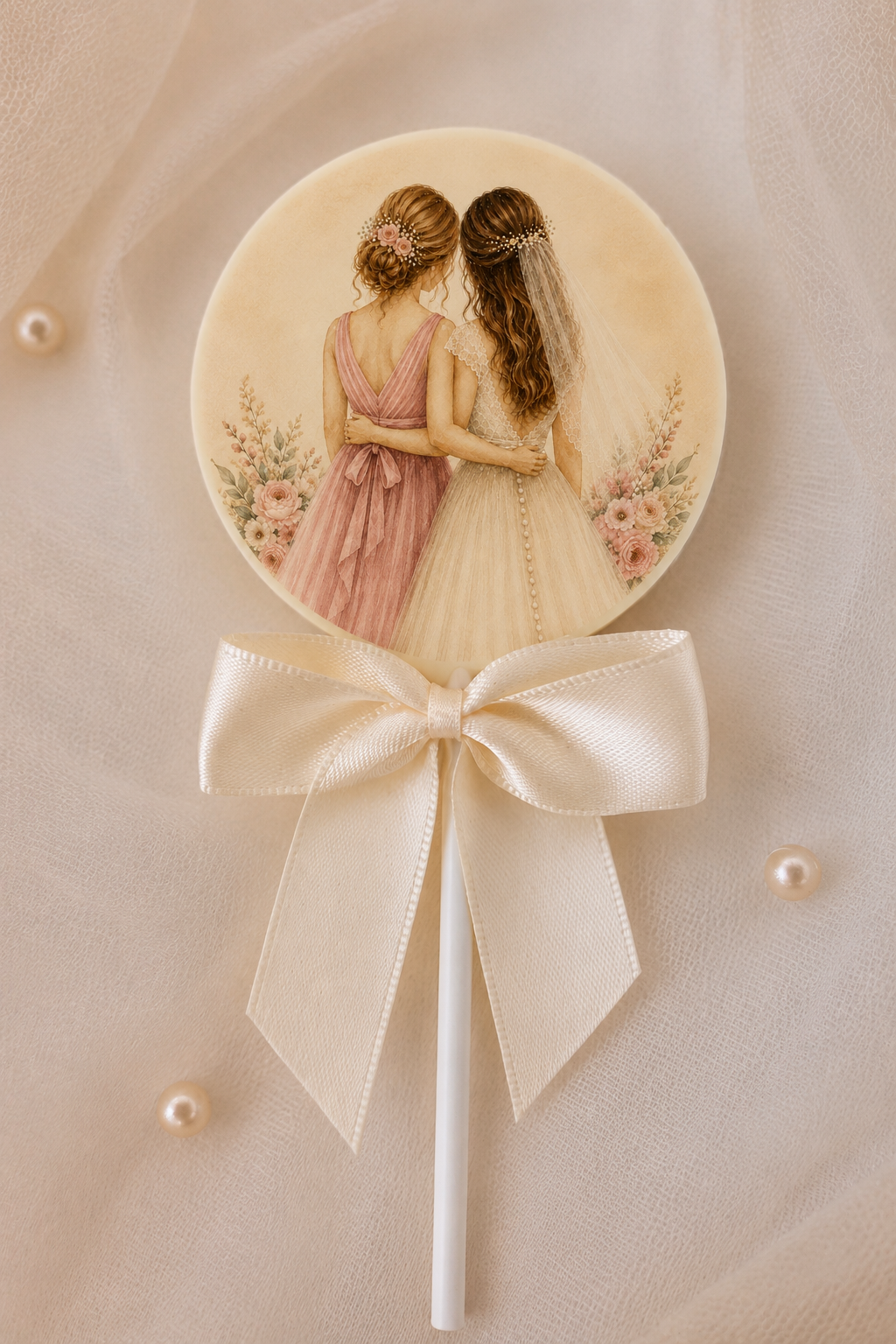 Personalised Thank You For Being My Maid of Honour Card and Chocolate Gift Box