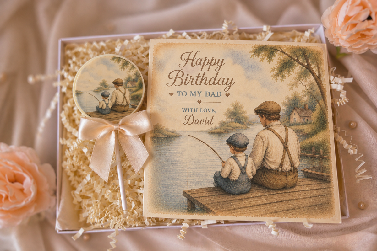 Personalised The Memories We Made Birthday Card and Chocolate Gift Box