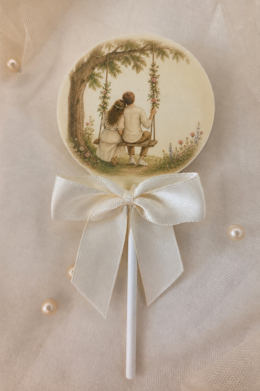 Personalised The Love Swing Anniversary Card and Chocolate Gift Box