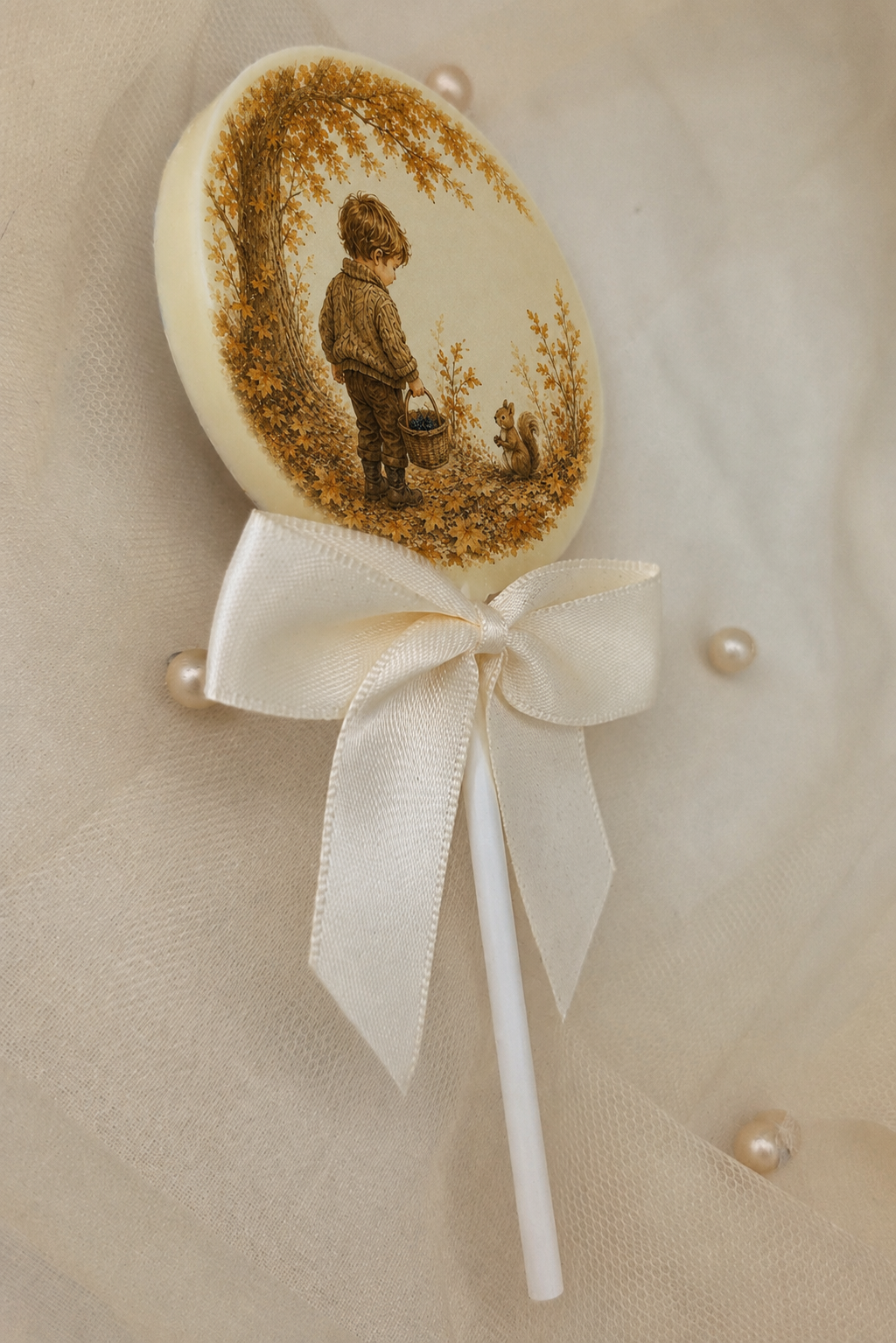 Personalised Autumn Days Birthday Card and Chocolate Gift Box