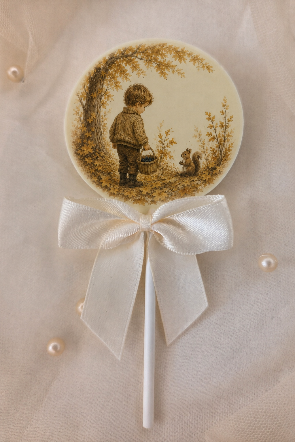 Personalised Autumn Days Birthday Card and Chocolate Gift Box
