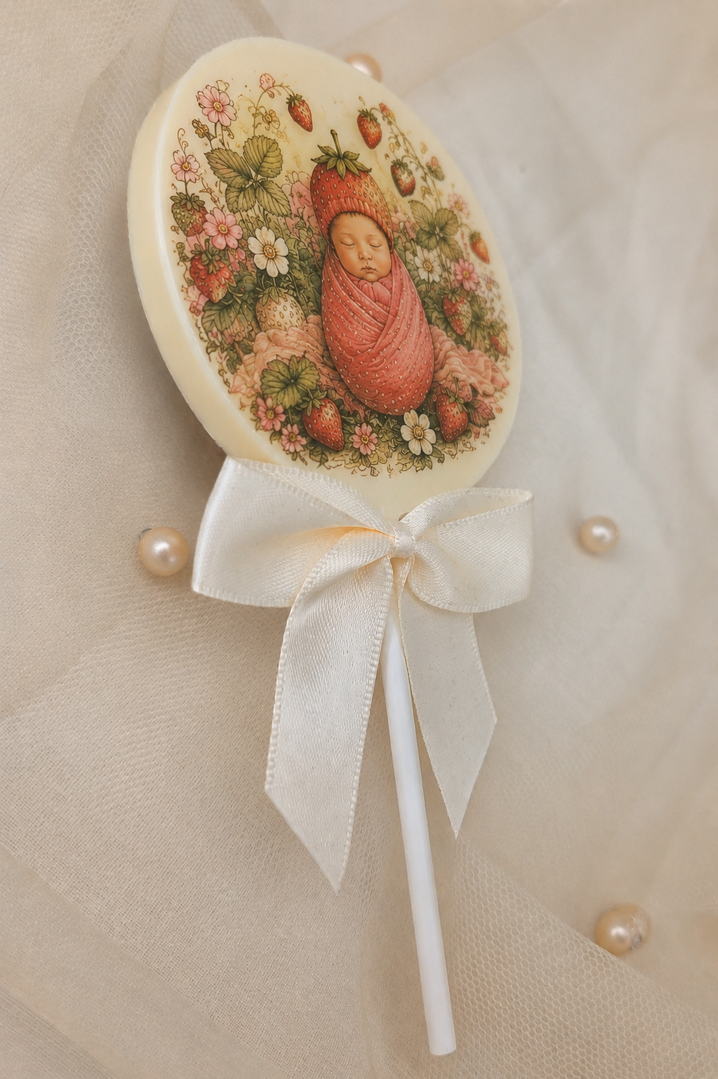 Personalised Berry Special New Baby Card and Chocolate Gift Box